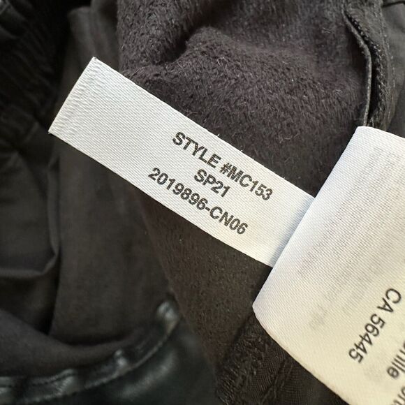 MADEWELL Vegan Leather Track Trousers High Rise in Black - Picture 13 of 16